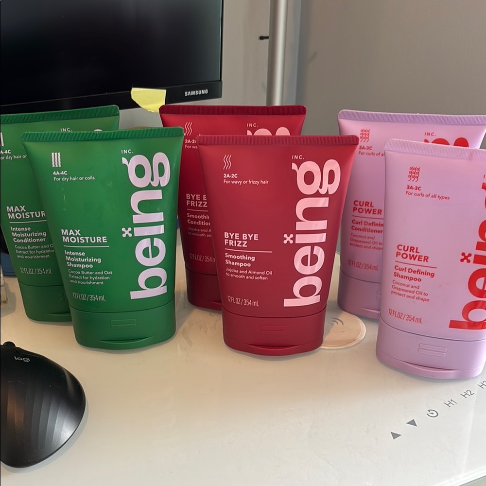 being Hair Care Set - Moisture, Smooth, and Curl Define